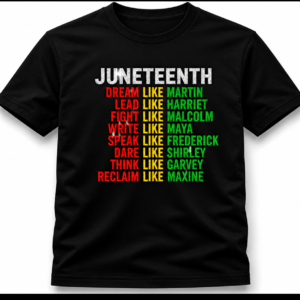 Juneteenth Legacy Glitter Edition T-shirt