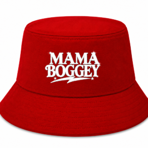MAMA BOGGEY RED ICON BRAND BUCKET HAT